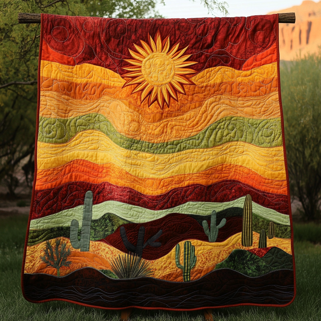 Desert Glow Quilted Blanket - Baby (30" x 40")