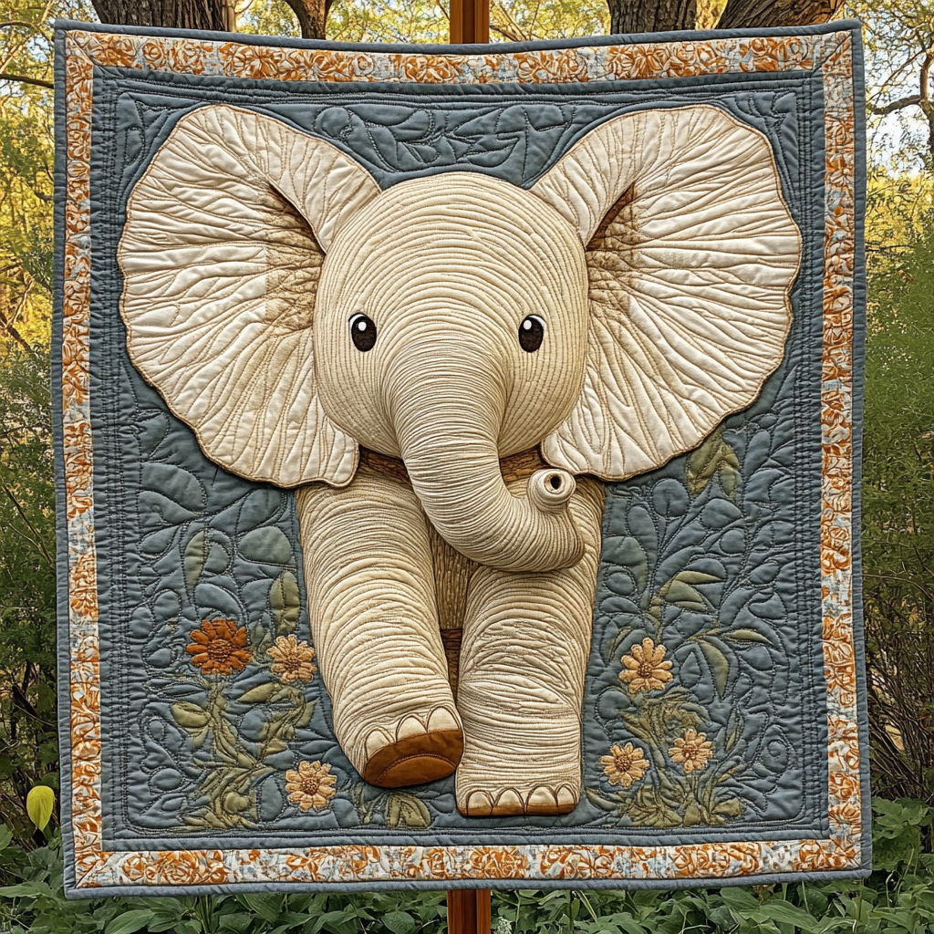 Desert Wanderer Quilted Blanket - Throw (55" x 60")