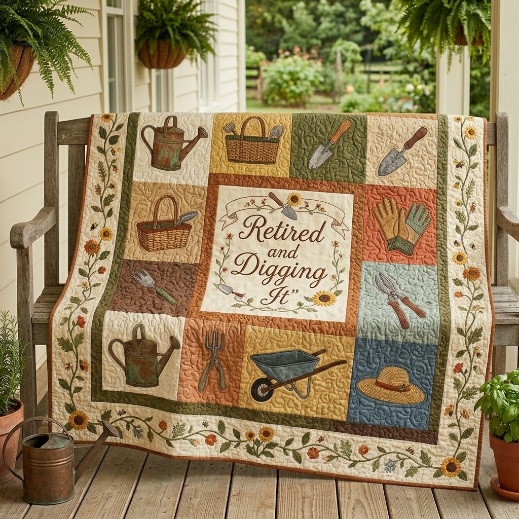 Digging Dreams Quilted Blanket - Baby (30" x 40") - Pack 1