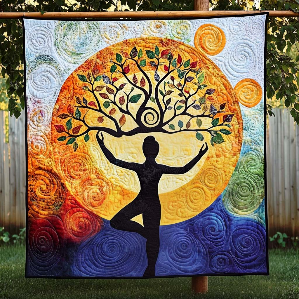 Divine Energy Quilted Blanket - Throw (55" x 60")