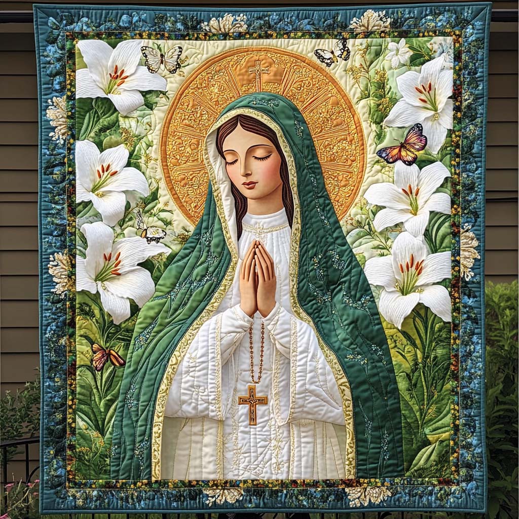 Divine Grace Quilted Blanket - Throw (55" x 60")