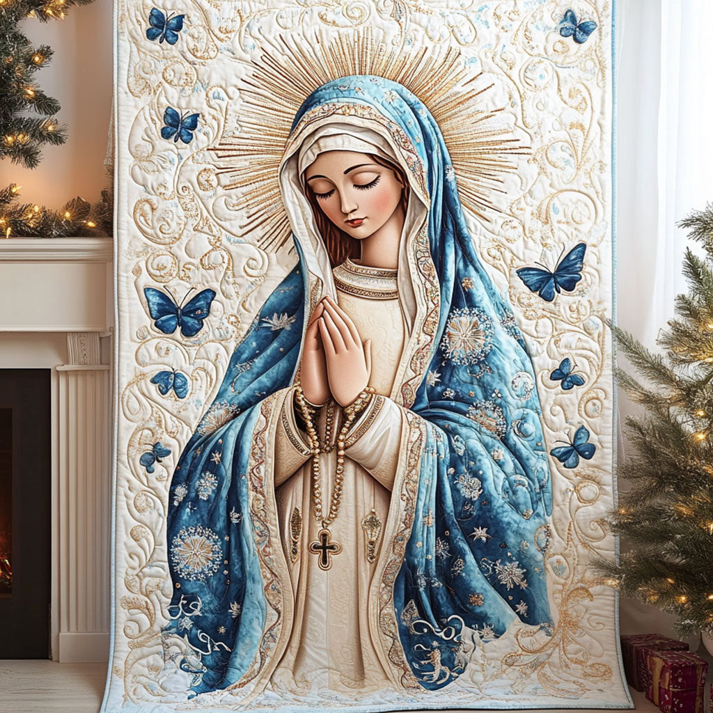 Divine Grace Quilted Blanket - Throw (55" x 60")