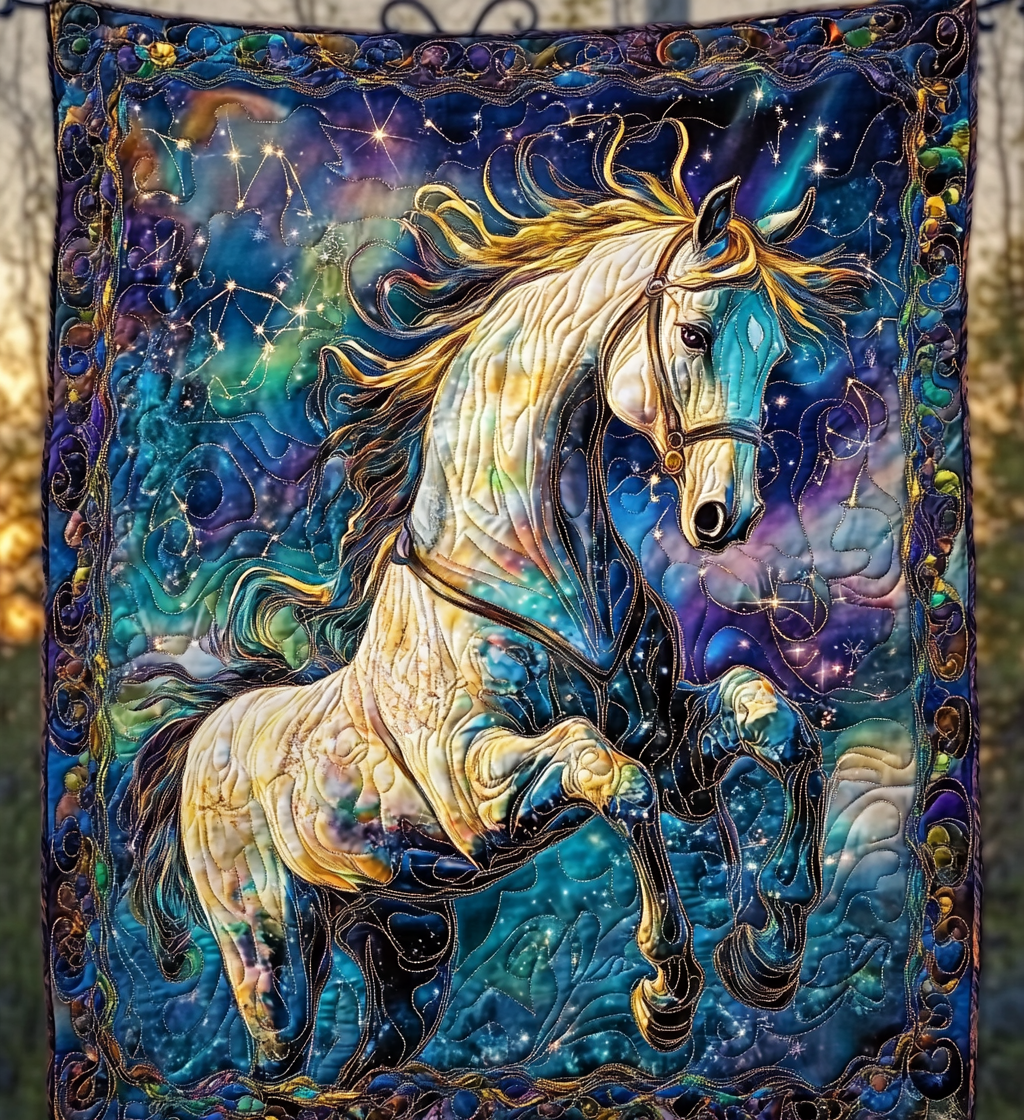 Divine Horse Art Quilt Hanging - Baby (30" x 40")