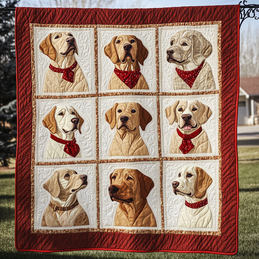 Dockside Diver Quilted Blanket - Throw (55" x 60")