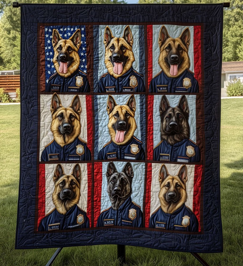 Dog Days Delight Quilted Blanket - Throw (55" x 60")