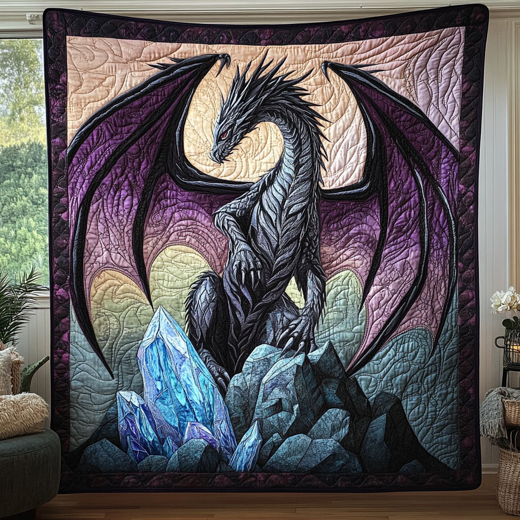 Dragon Flame Quilted Blanket - Baby (30" x 40") - Pack 1