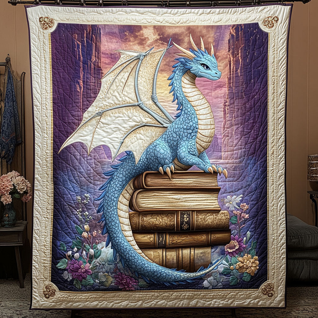 Dragon Flame Quilted Blanket - Baby (30" x 40") - Pack 1