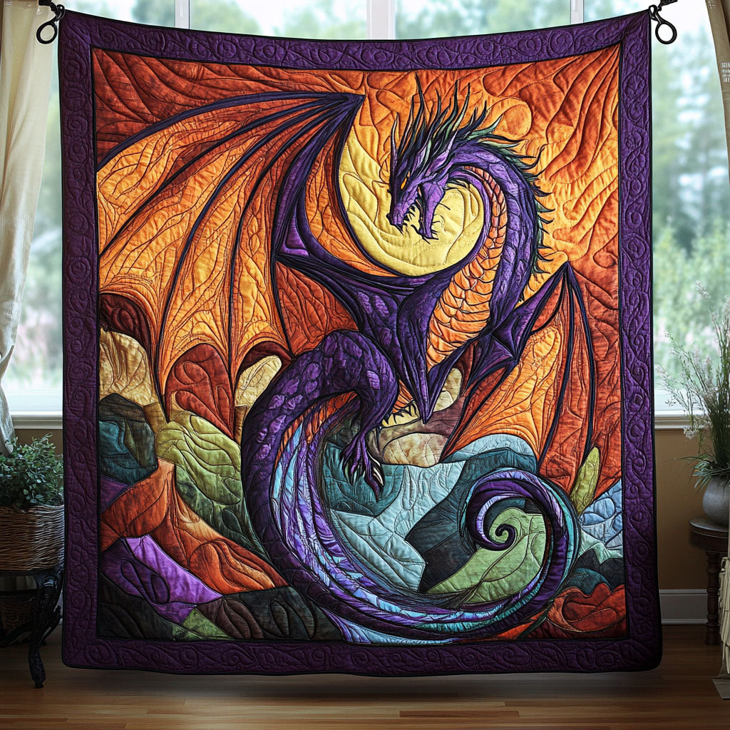 Dragon Tales Quilted Blanket - Baby (30" x 40") - Pack 1