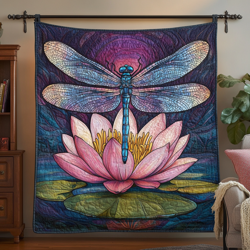 Dragonfly Dream Quilted Blanket - Baby (30" x 40") - Pack 1
