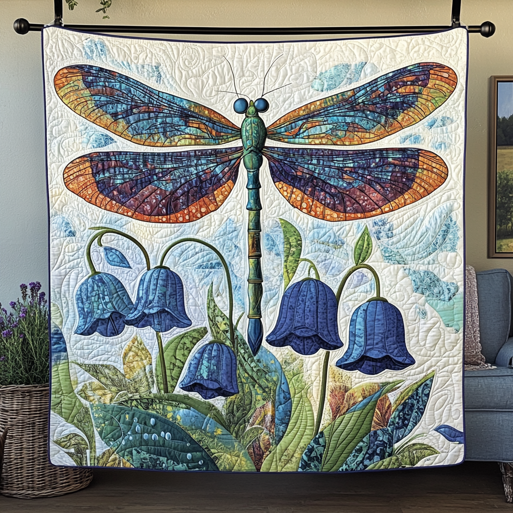 Dragonfly Sky Quilted Blanket - Baby (30" x 40") - Pack 1