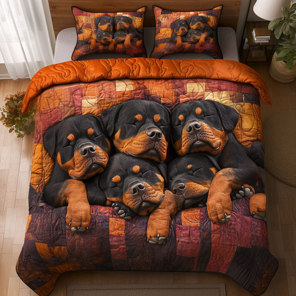 Dream Nest 3-Piece Quilted Bedding Set - Single (59" x 70")