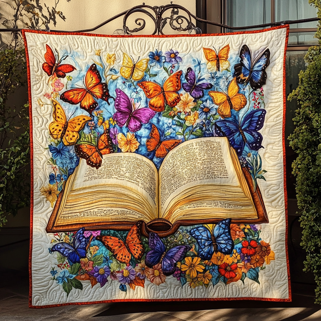 Dreamscape Flutter Quilted Blanket - Throw (55" x 60")