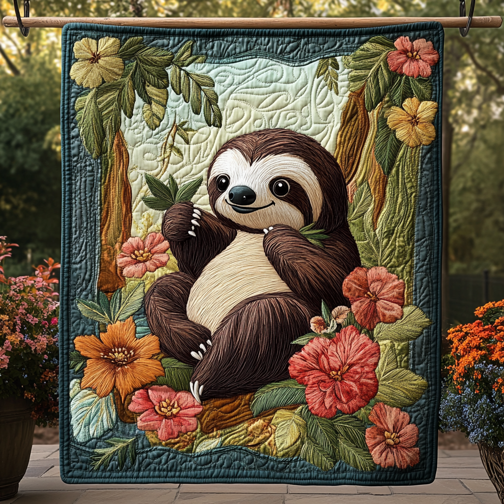 Dreamy Dangle Quilted Blanket - Throw (55" x 60")