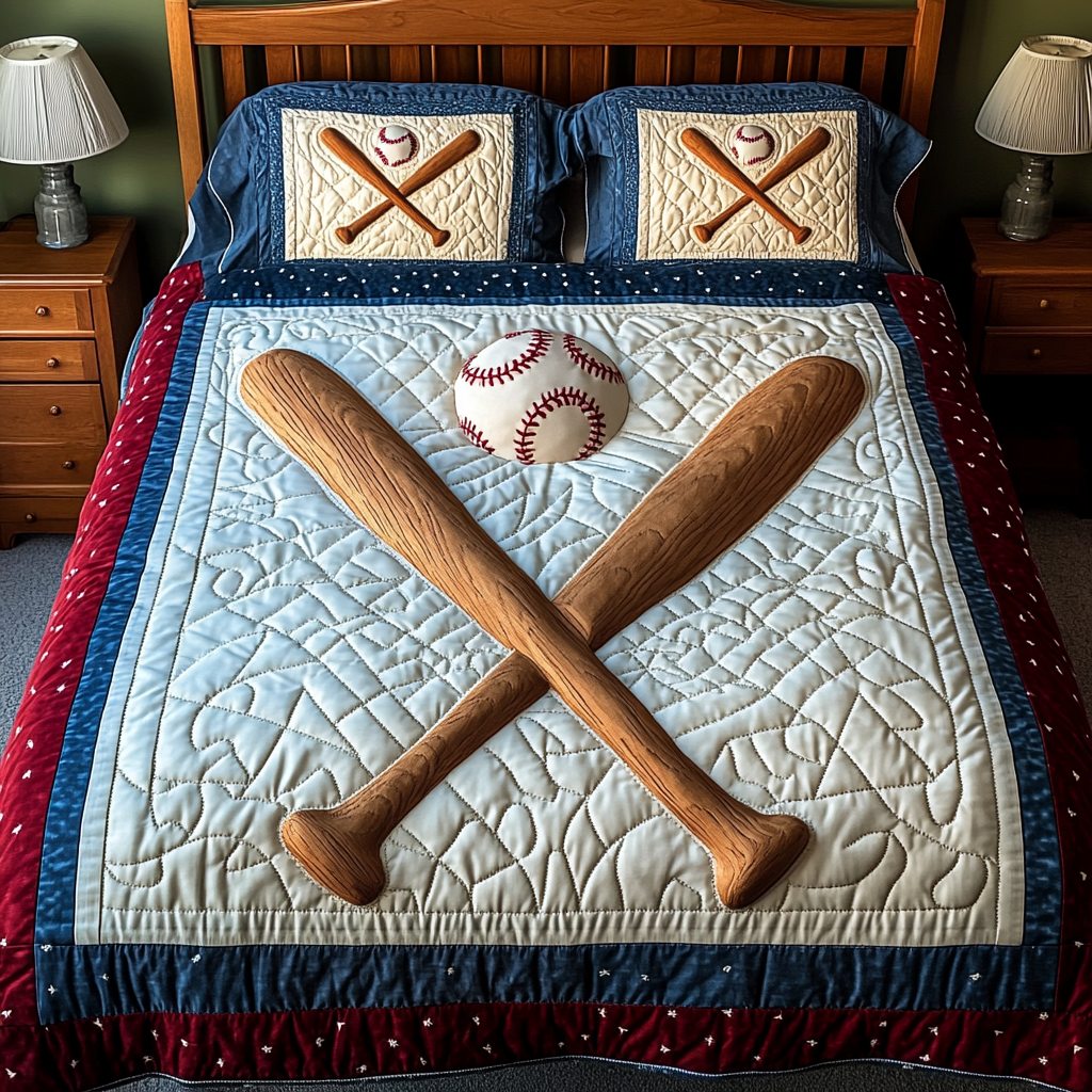 Dugout Comfort 3-Piece Quilted Bedding Set - Single (59" x 70")