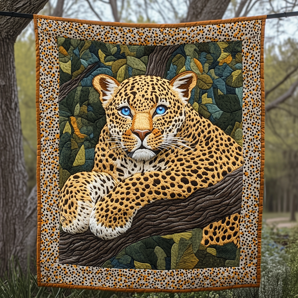 Dusk Hunter Quilted Blanket - Throw (55" x 60")