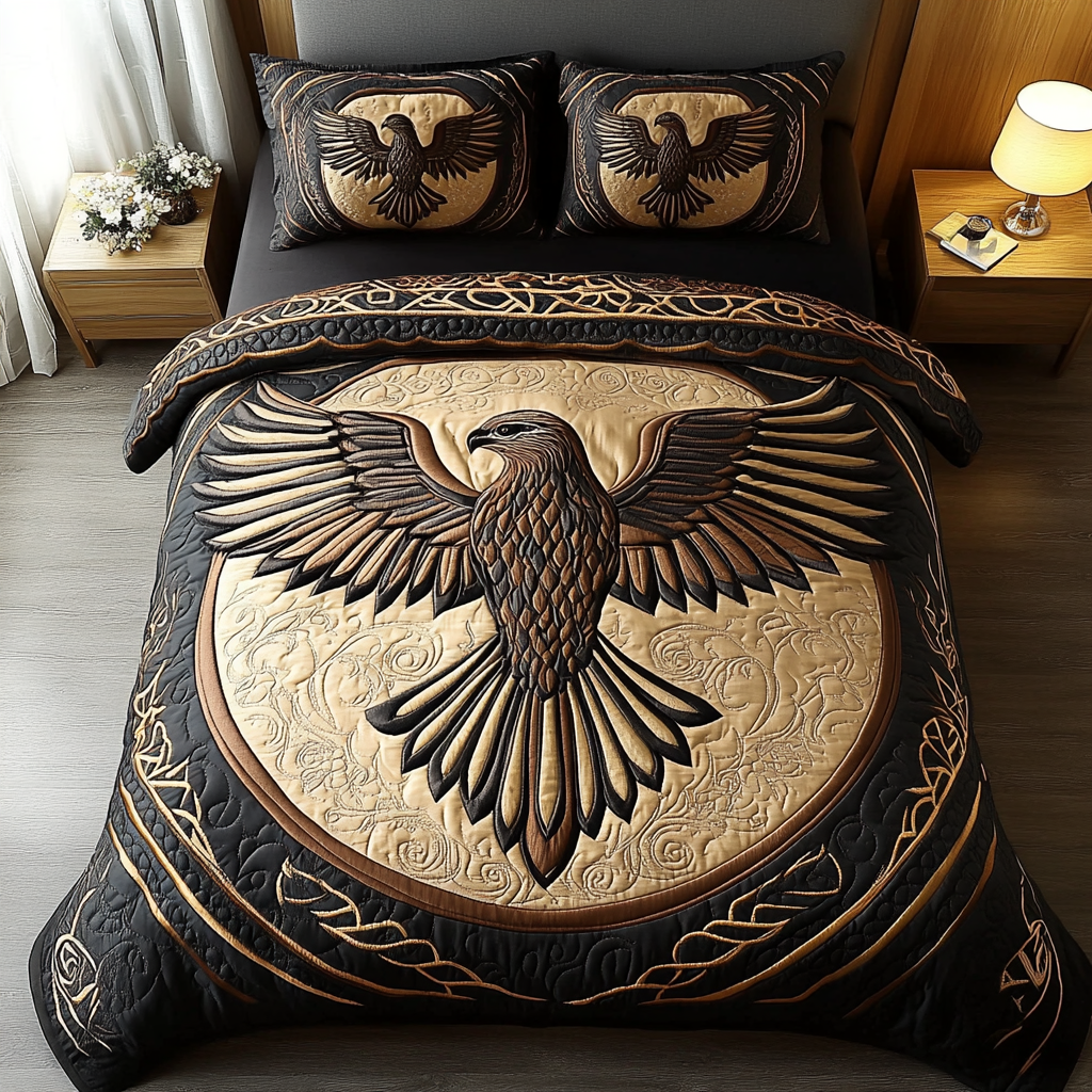 Eagle Crest 3-Piece Quilted Bedding Set - Single (59" x 70")