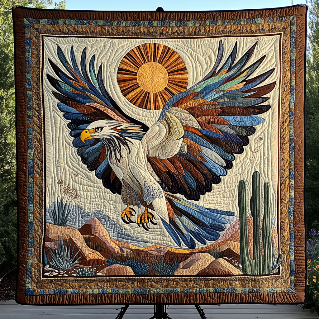 Eagle Eye Quilted Blanket - Baby (30" x 40")