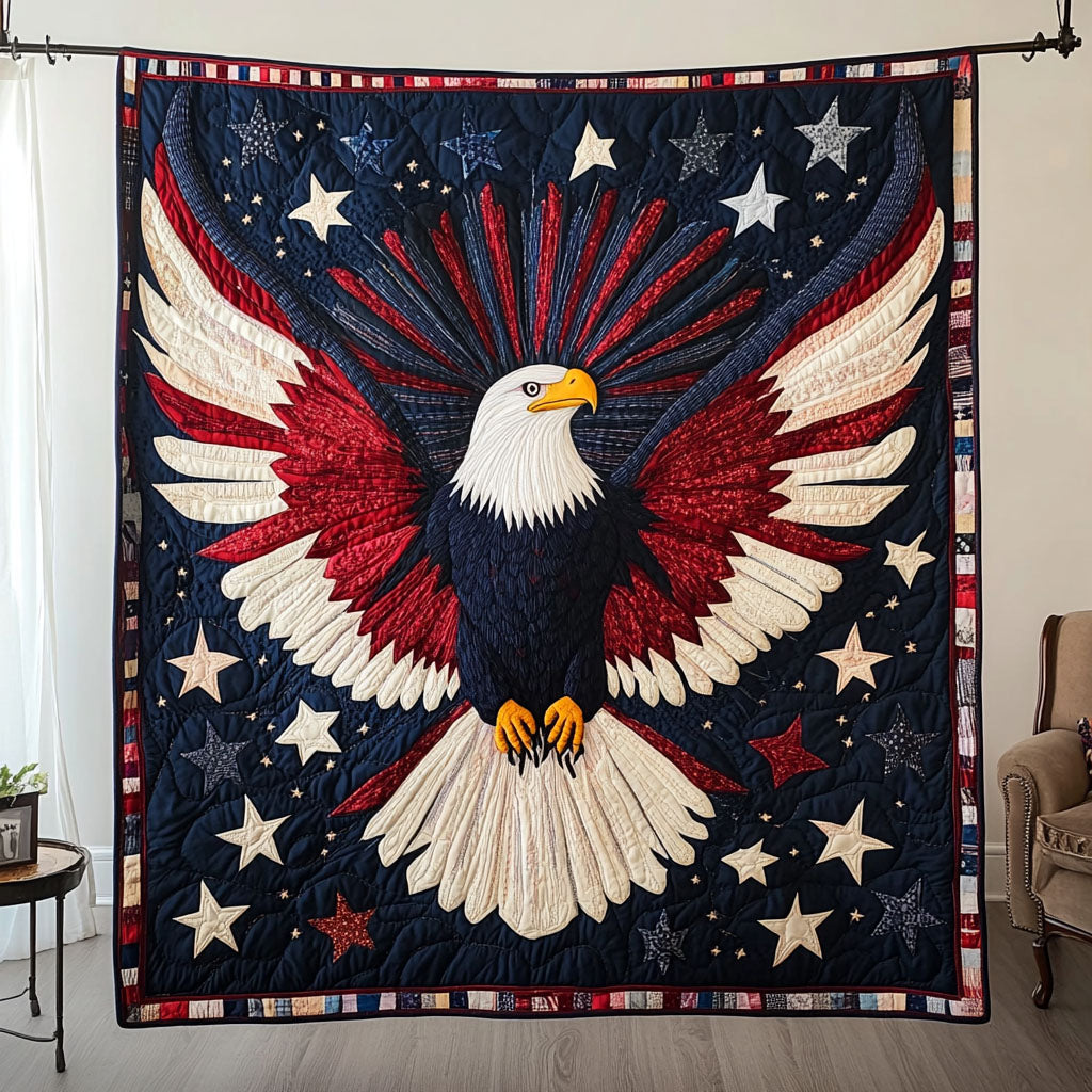 Eagle Guardian Quilted Blanket - Baby (30" x 40") - Pack 1