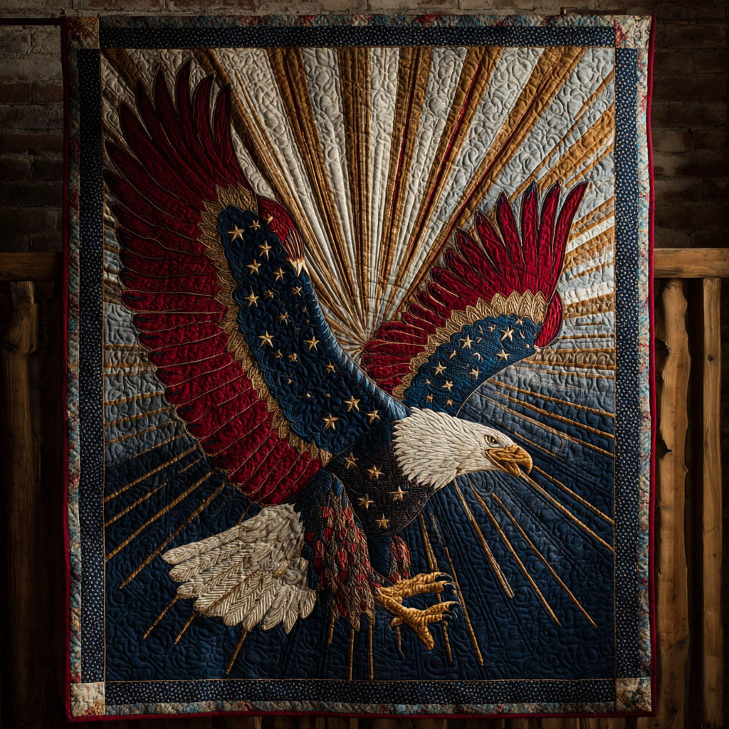 Eagle Power Quilted Blanket - Baby (30" x 40") - Pack 1