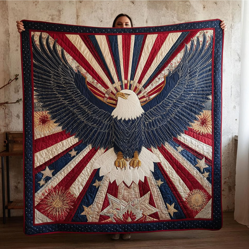 Eagle Presence Quilted Blanket - Baby (30" x 40") - Pack 1