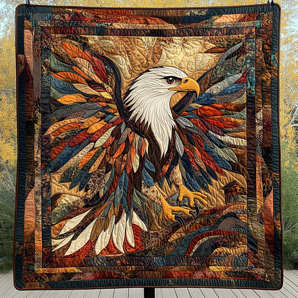 Eagle Spirit Quilted Blanket - Baby (30" x 40")