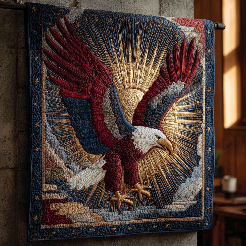 Eagle Spirit Quilted Blanket - Baby (30" x 40") - Pack 1