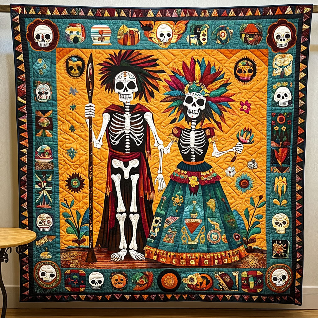 Earthbound Essence Quilted Blanket - Throw (55" x 60")