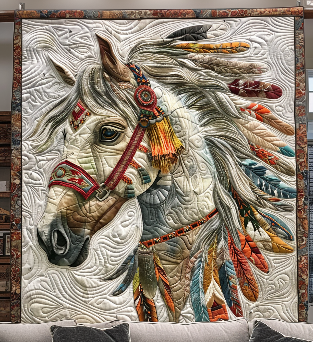 Earthbound Majesty Quilted Blanket - Throw (55" x 60")