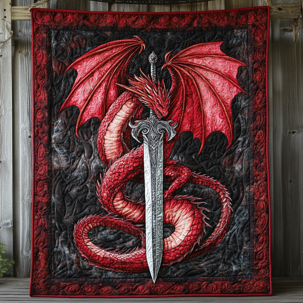 Eclipse Wing Quilted Blanket - Throw (55" x 60")