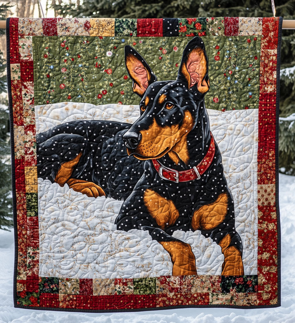 Elegant Dober Warmth Quilted Blanket - Throw (55" x 60")