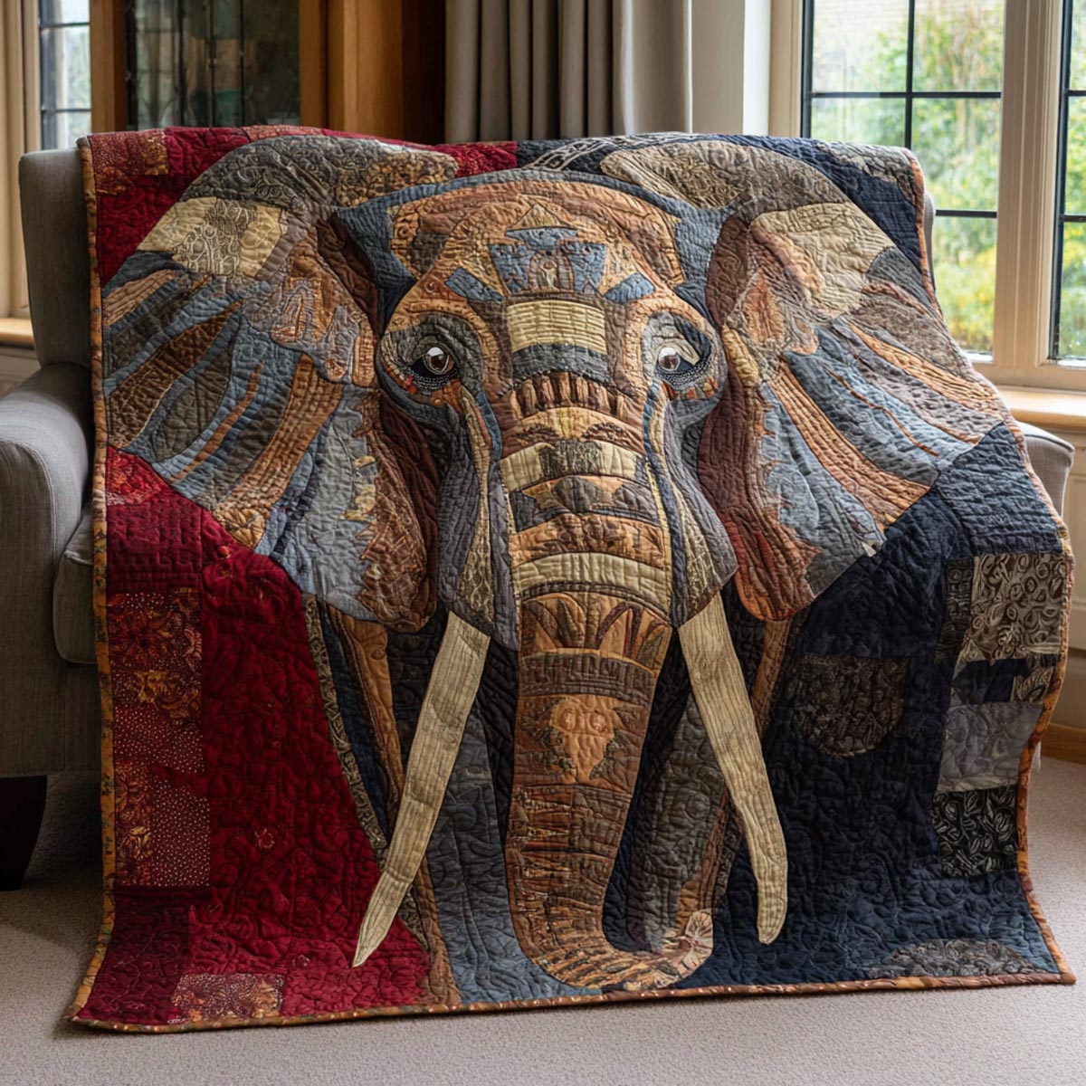 Elephant Dream Quilted Blanket - Baby (30" x 40") - Pack 1