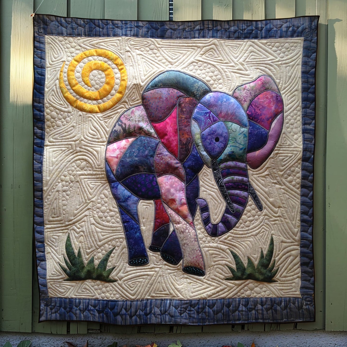 Elephant Majesty Quilted Blanket - Throw (55" x 60")