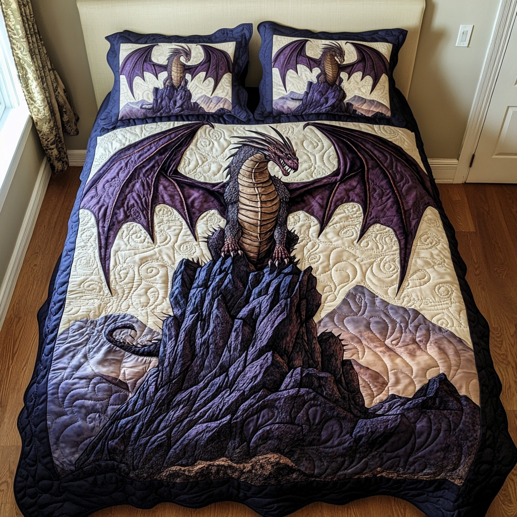 Emberstone Quilted Bedding Set - Single (59" x 70")
