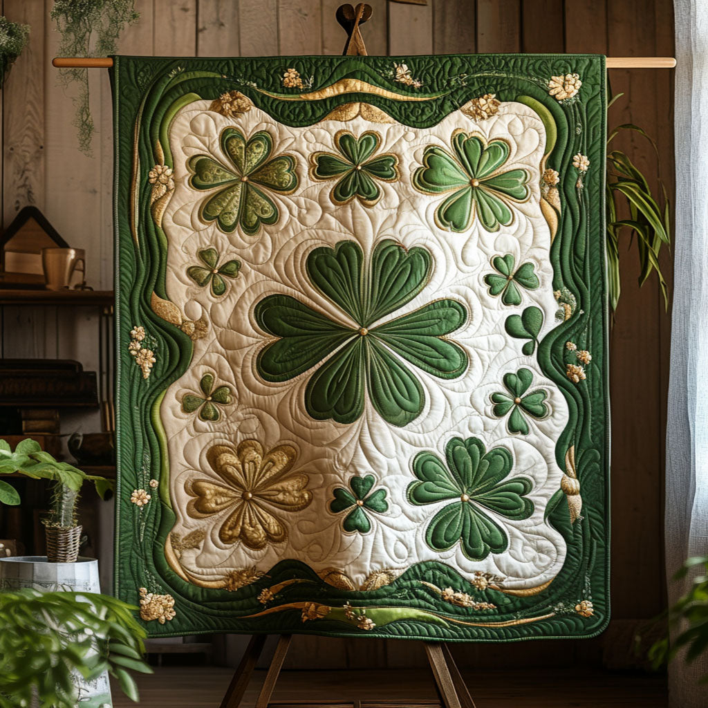Emerald Elegance Quilted Blanket - Baby (30" x 40")