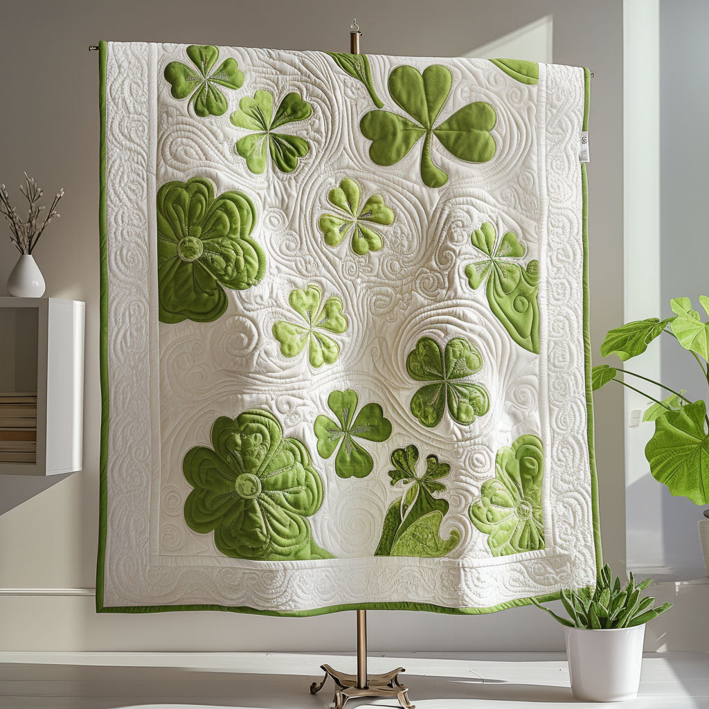 Emerald Harmony Quilted Blanket - Baby (30" x 40")