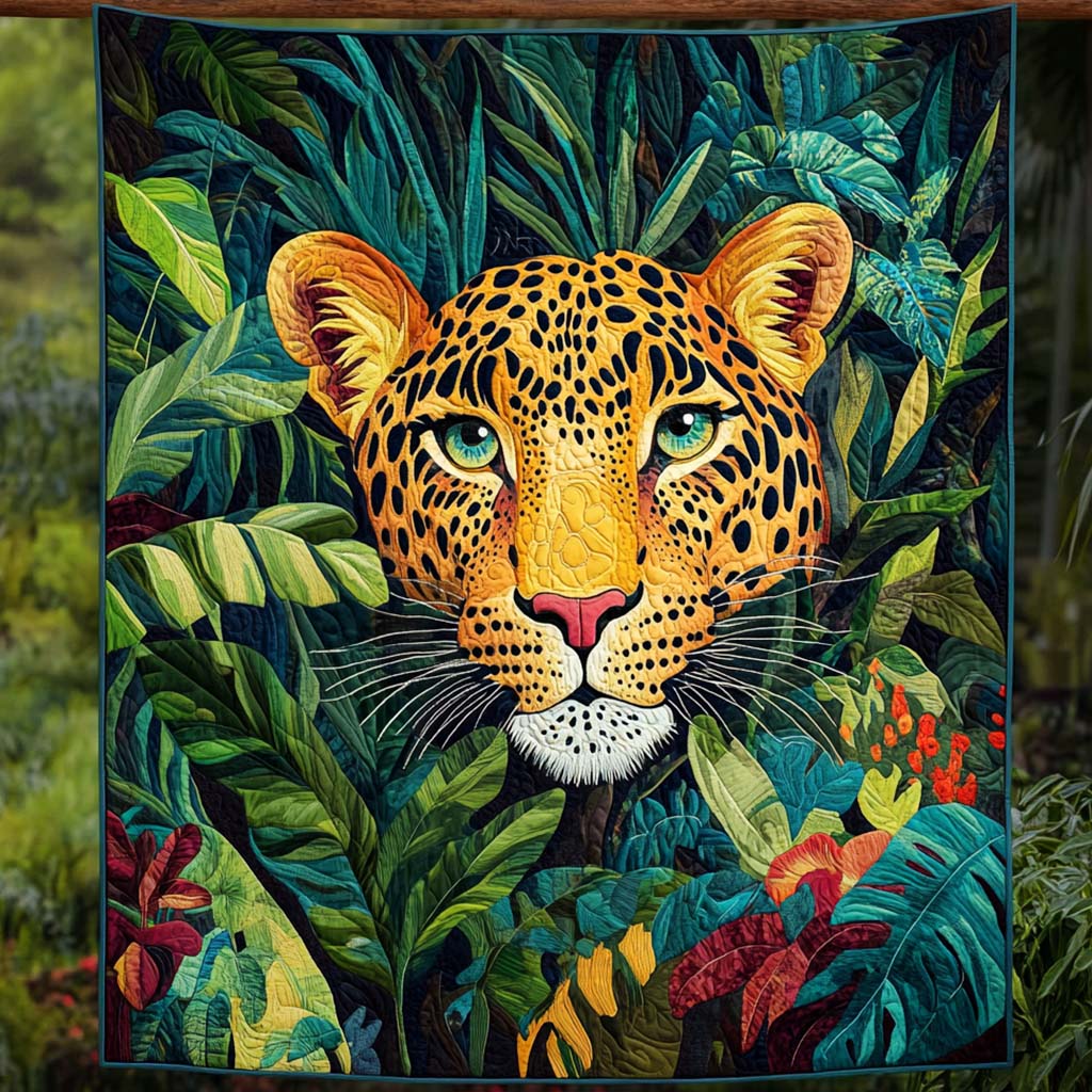 Emerald Hideaway Quilted Blanket - Throw (55" x 60")