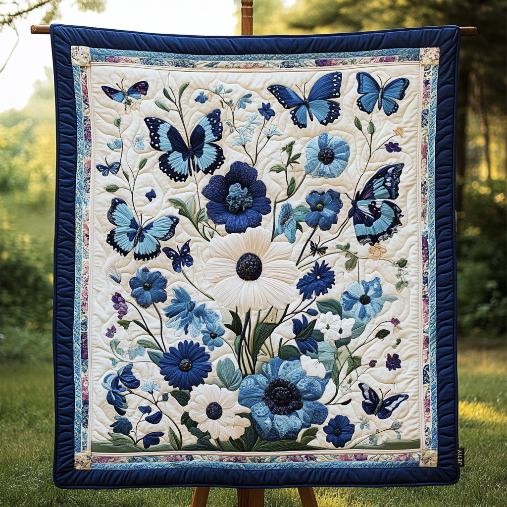 Enchanted Flight Quilted Blanket - Throw (55" x 60")