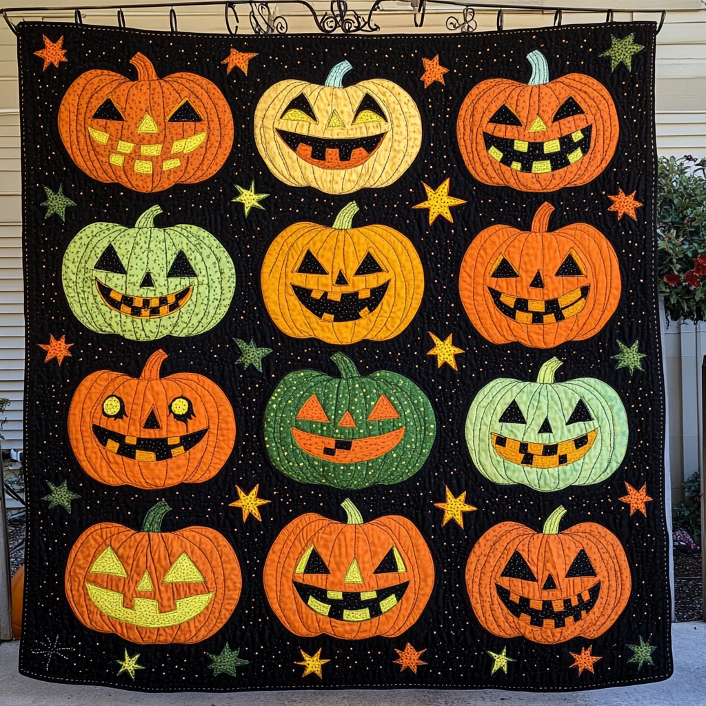 Enchanted Nightfall Quilted Blanket - Throw (55" x 60")