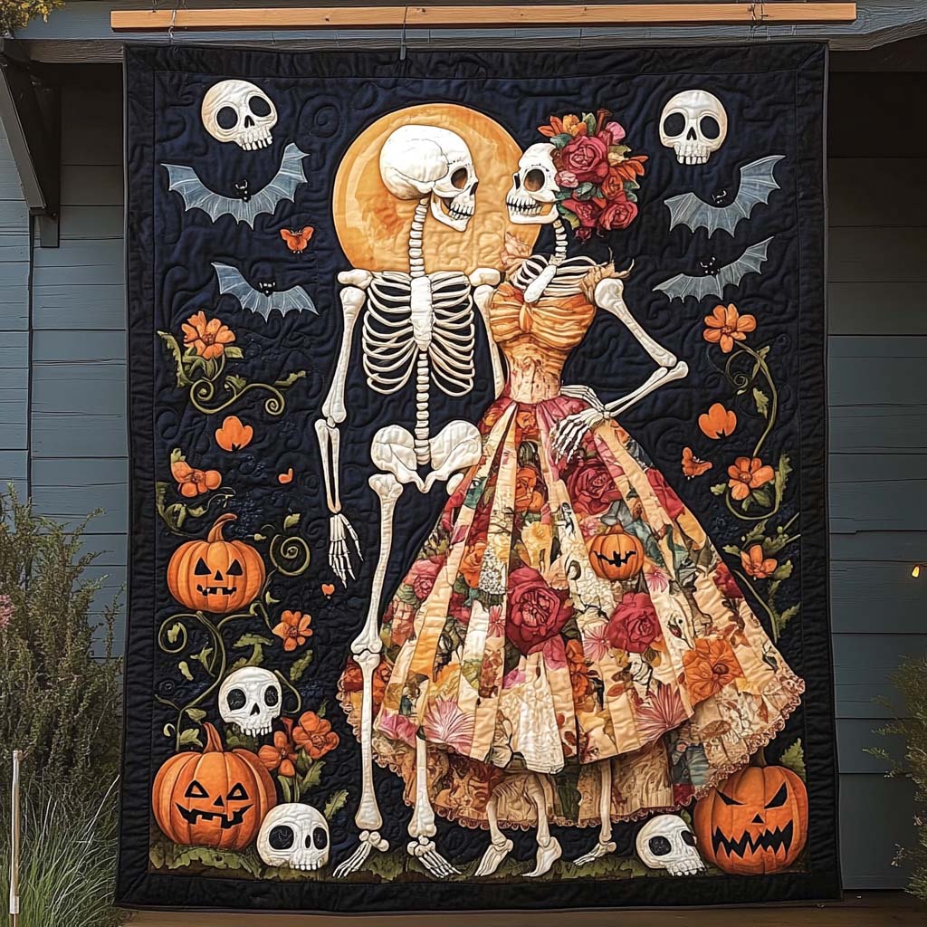 Eternal Dance Quilted Blanket - Throw (55" x 60")
