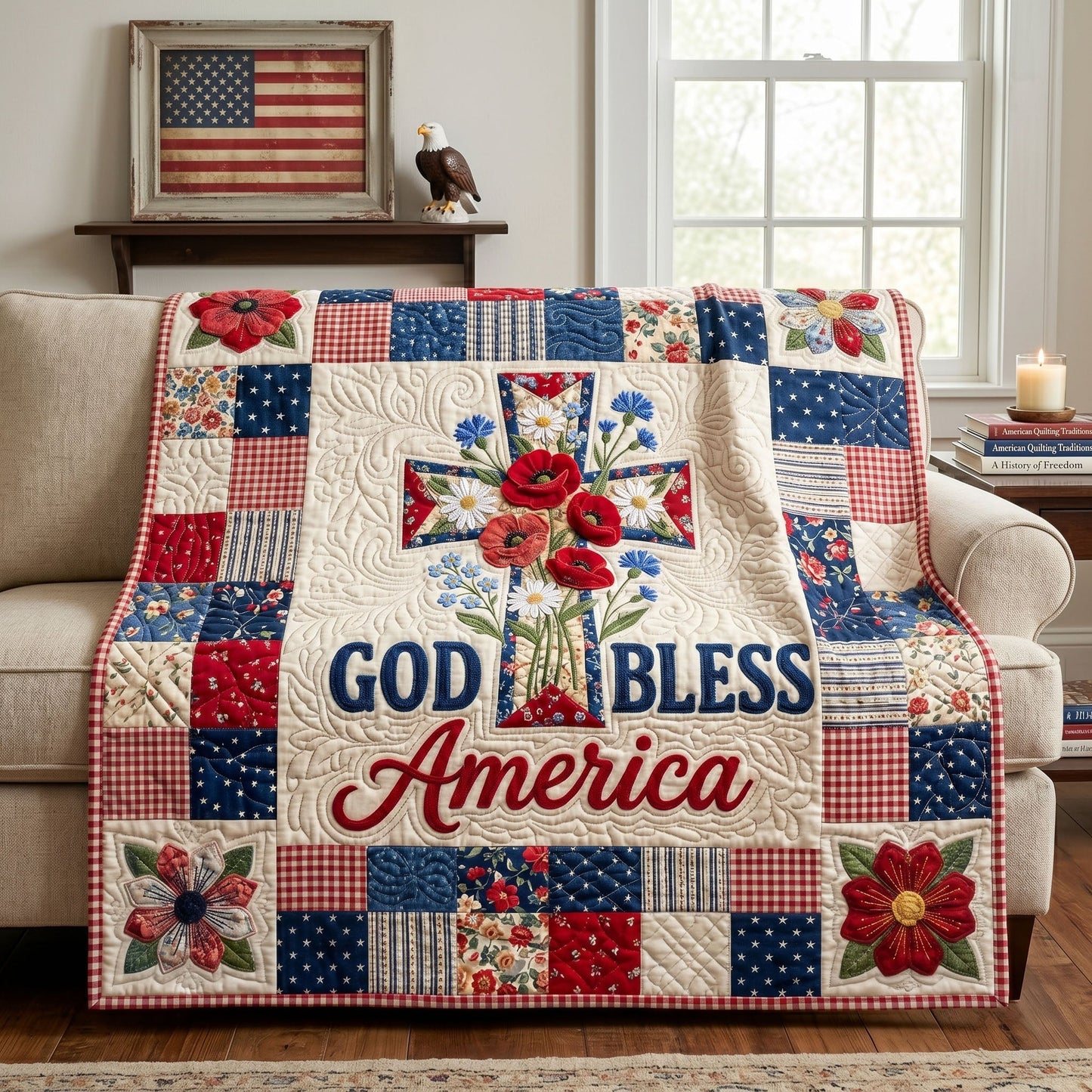 Eternal Liberty Quilted Blanket - Baby (30" x 40") - Pack 1