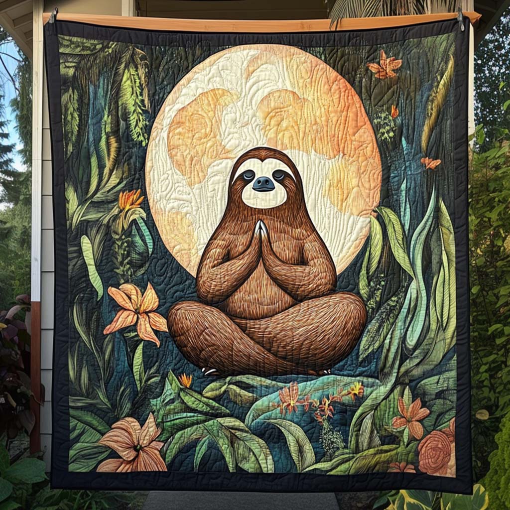 Eternal Peace Quilted Blanket - Throw (55" x 60")