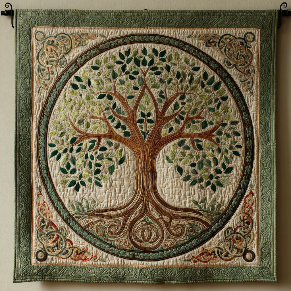 Eternal Roots Quilted Blanket - Baby (30" x 40") - Pack 1