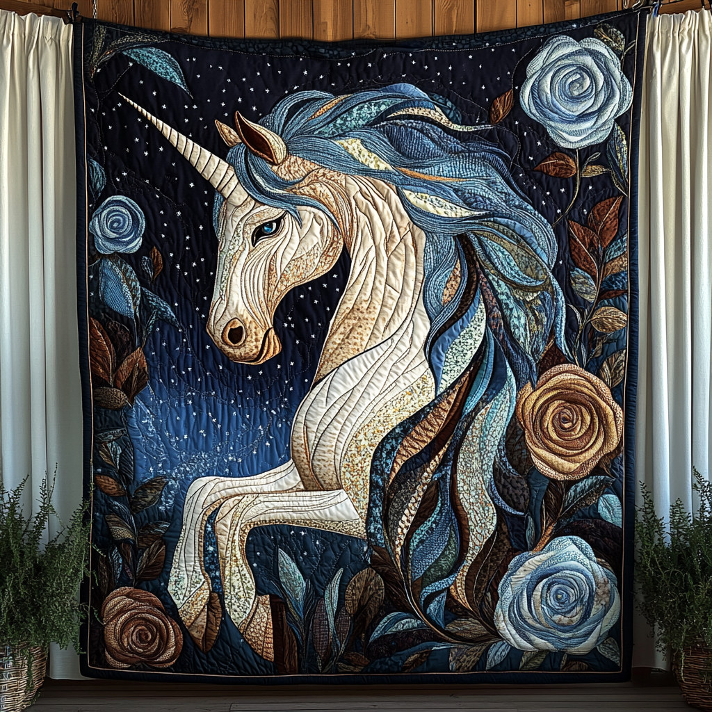 Ethereal Ride Quilted Blanket - Throw (55" x 60")