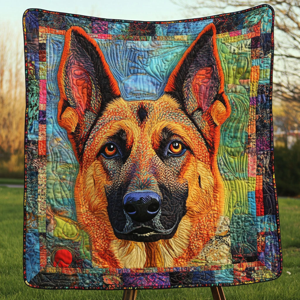 Ever Loyal Shepherd Quilted Blanket - Baby (30" x 40")