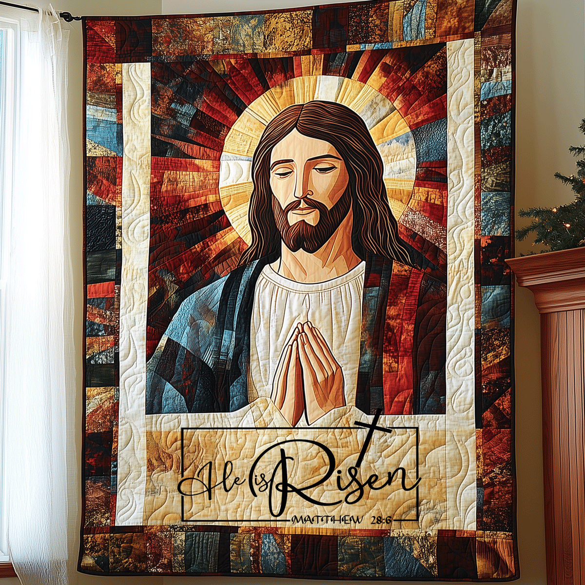 Everlasting Hope Quilted Blanket - Throw (55" x 60")