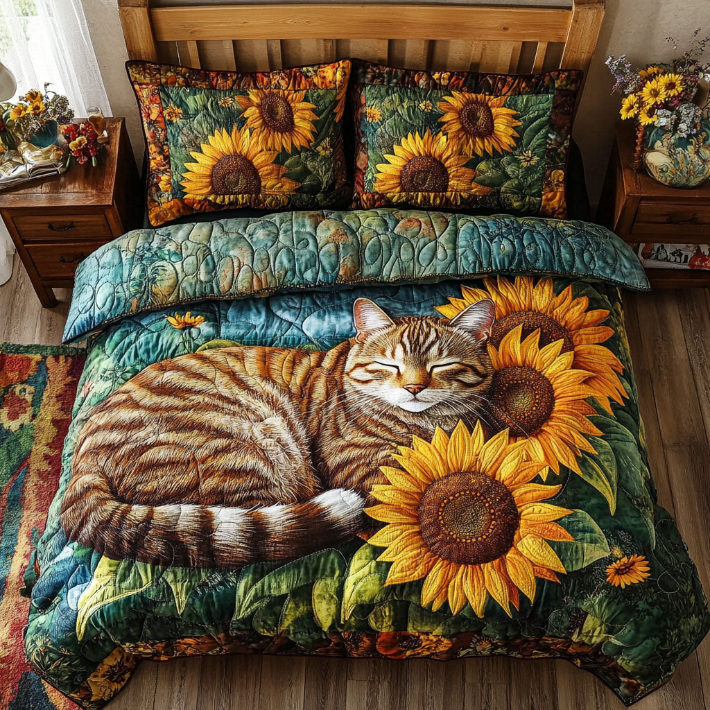 Fairy Paws 3-Piece Quilted Bedding Set - Single (59" x 70")