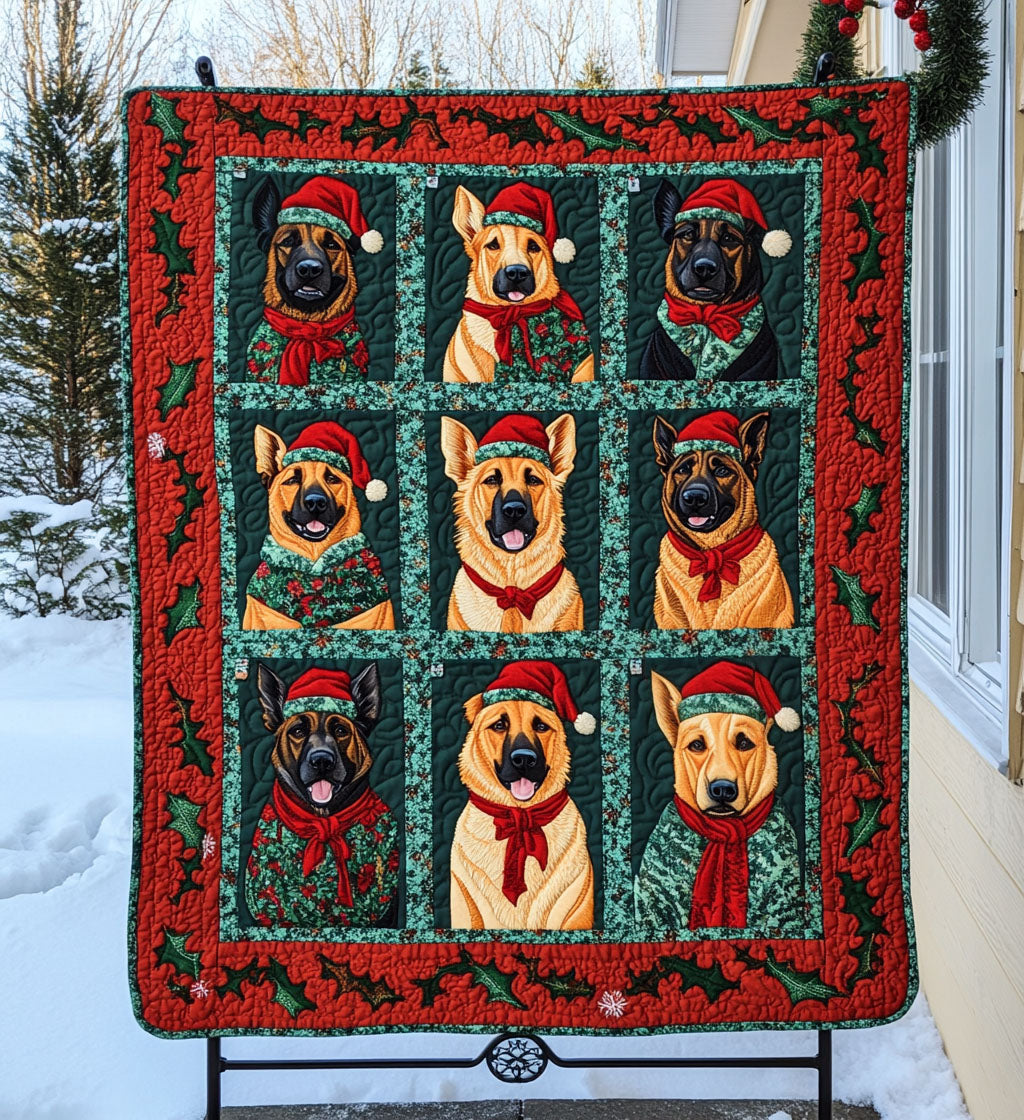 Faithful Guardian Quilted Blanket - Throw (55" x 60")
