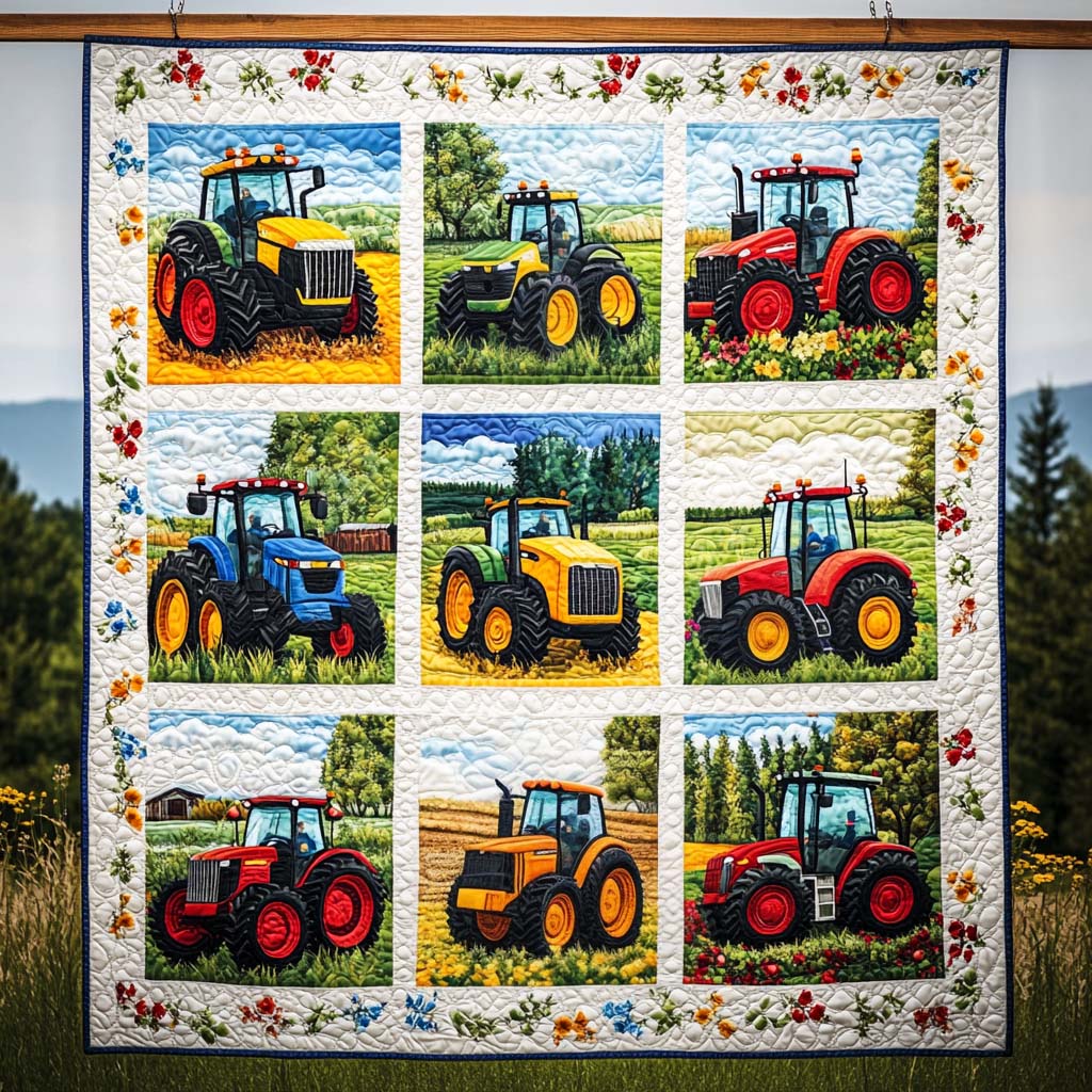 Farmyard Pride Quilted Blanket - Throw (55" x 60")