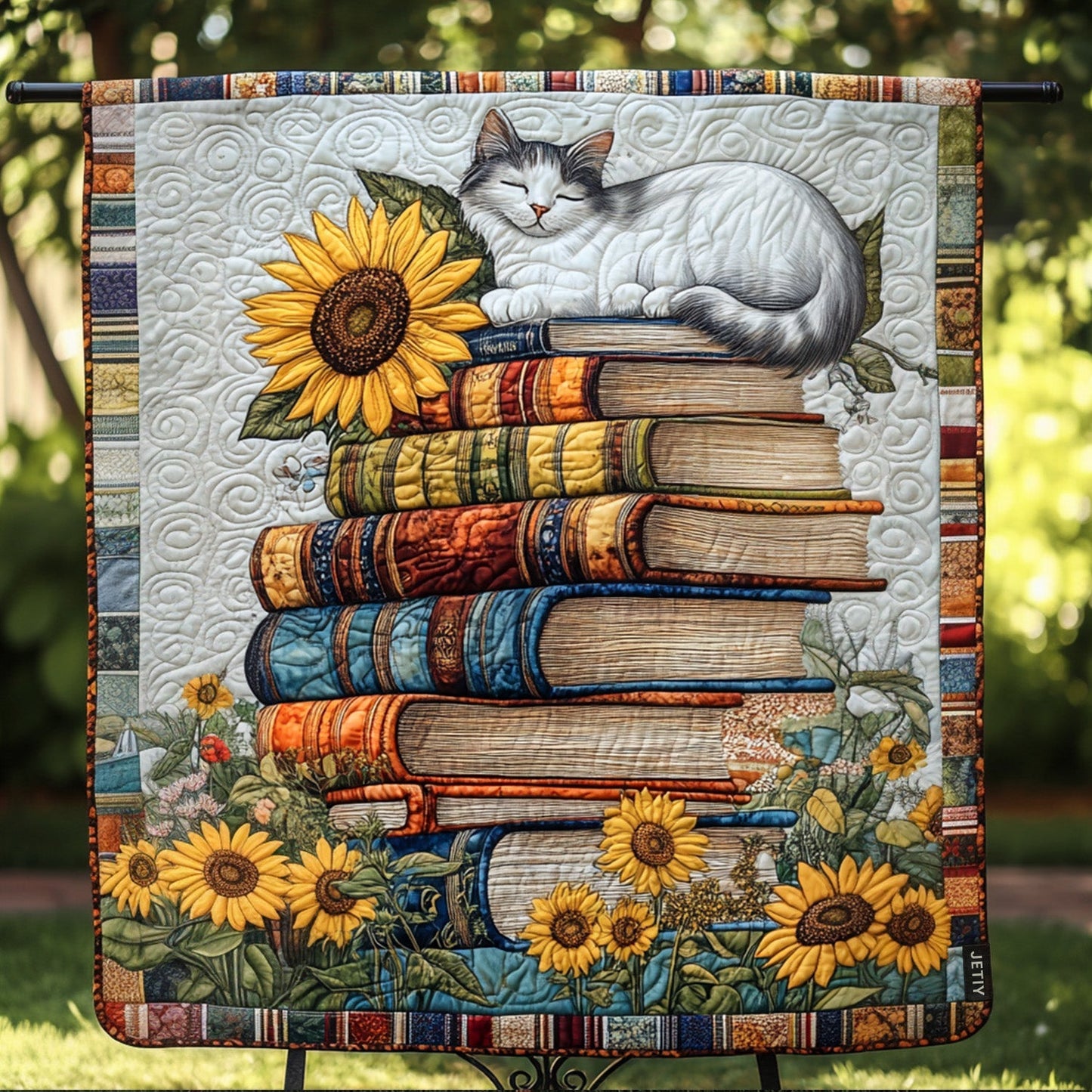 Feline Fiction Quilted Blanket - Baby (30" x 40")