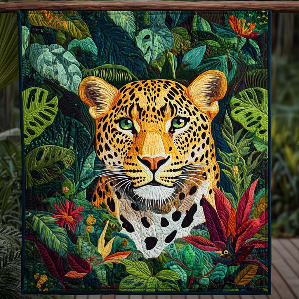 Feline Majesty Quilted Blanket - Throw (55" x 60")